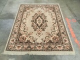 Sears Kaspia Classic area rug with classic pattern & neutral sand tones
