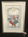 Russia Alaska Reunion pt. 2 print for Alaska Airline signed & #'d 622/1950 by Barbara Lavallee as is