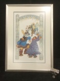 Russia Alaska Reunion pt. 3 print for Alaska Airline signed & #'d 622/1950 by Barbara Lavallee