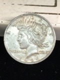 beautiful 1924 silver peace dollar