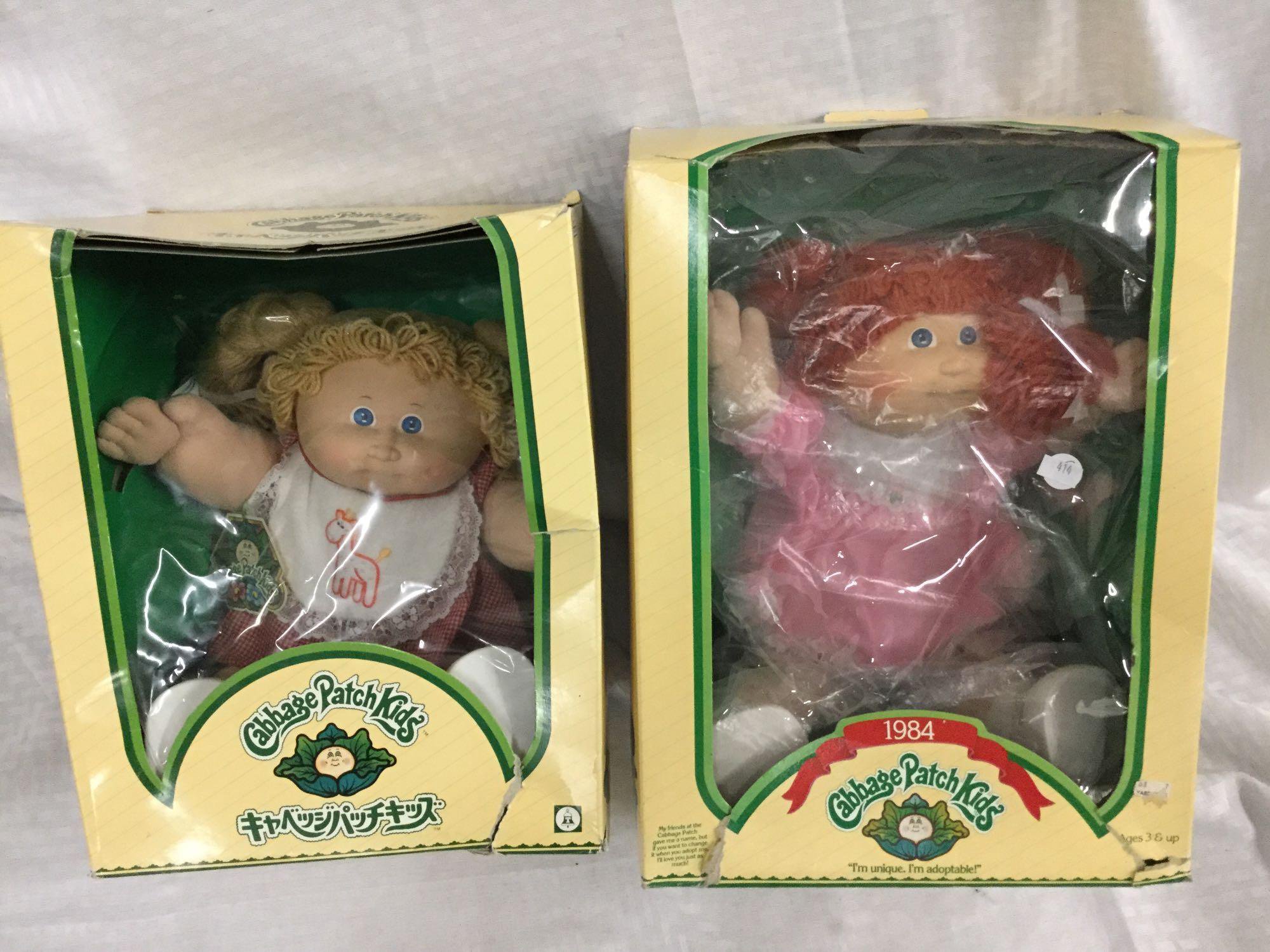 2 vintage Cabbage Patch Kids in boxes 1983 Proxibid