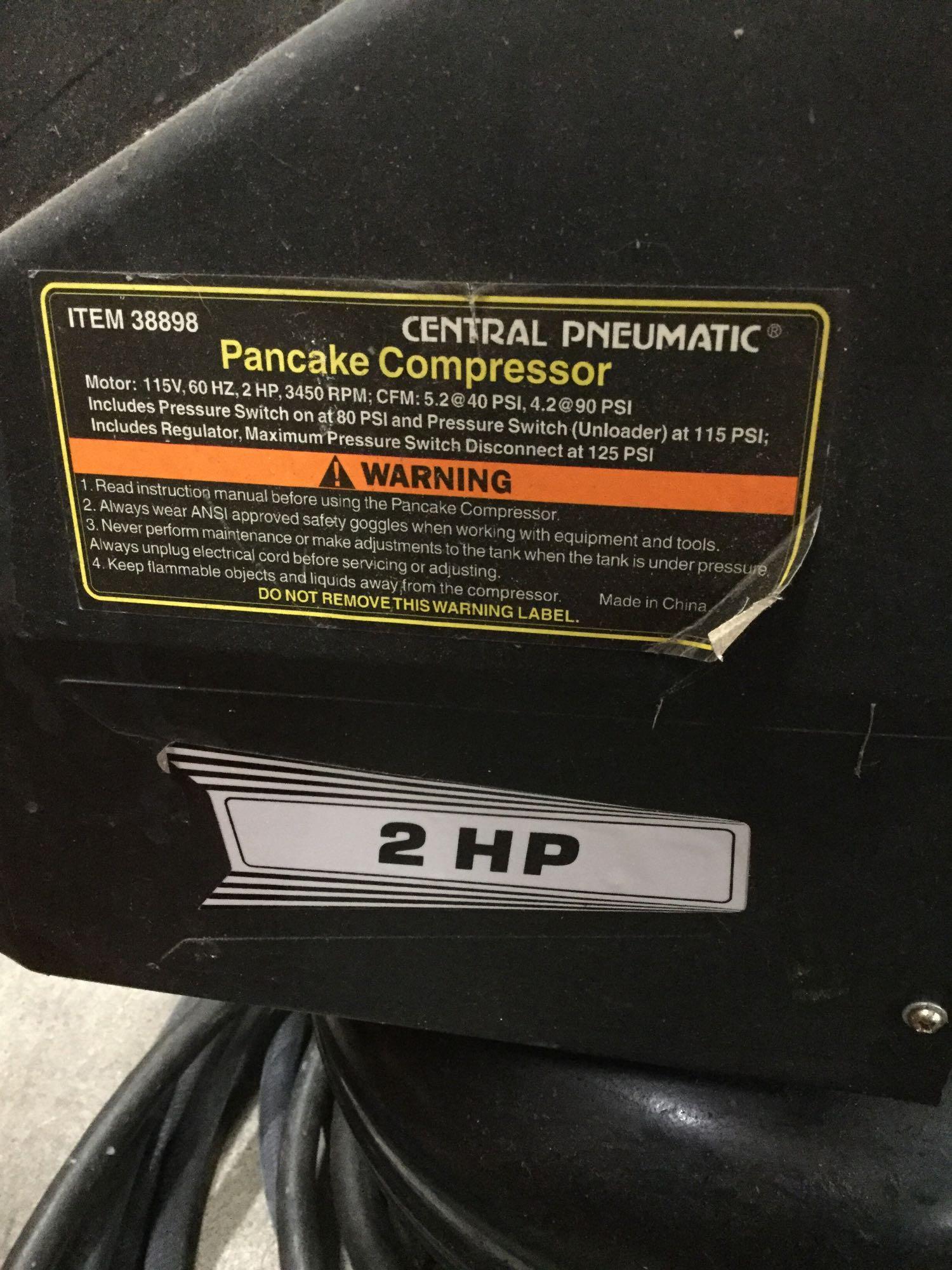 Central clearance pneumatic 38898