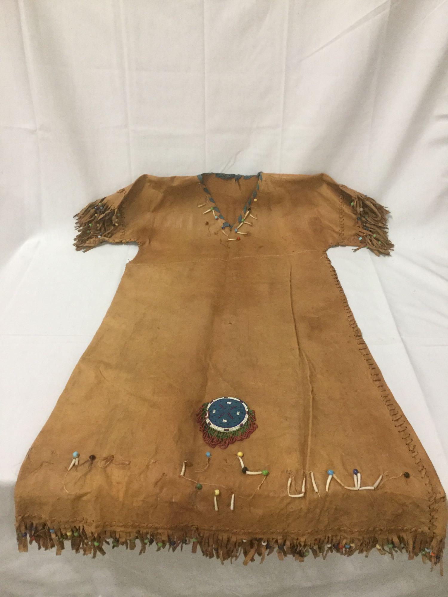 Authentic Native American ceremonial leather | Proxibid