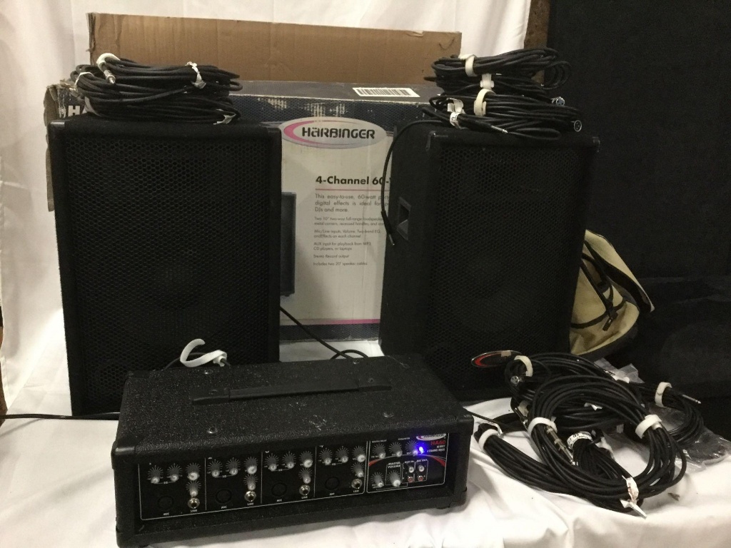 harbinger 60 watt pa system