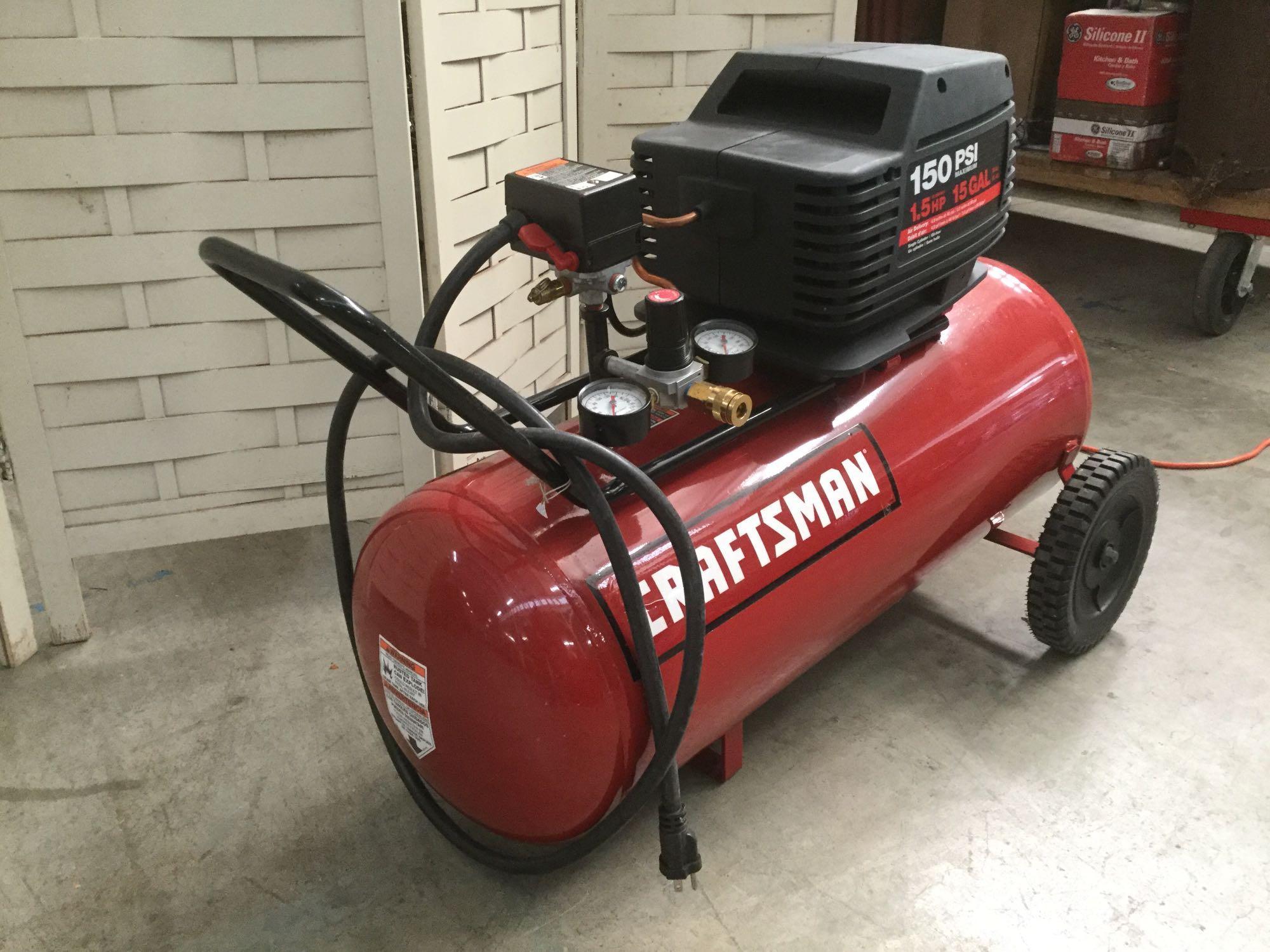 Craftsman 150 Psi Air Compressor 15 Gal Hp Prices Sale library