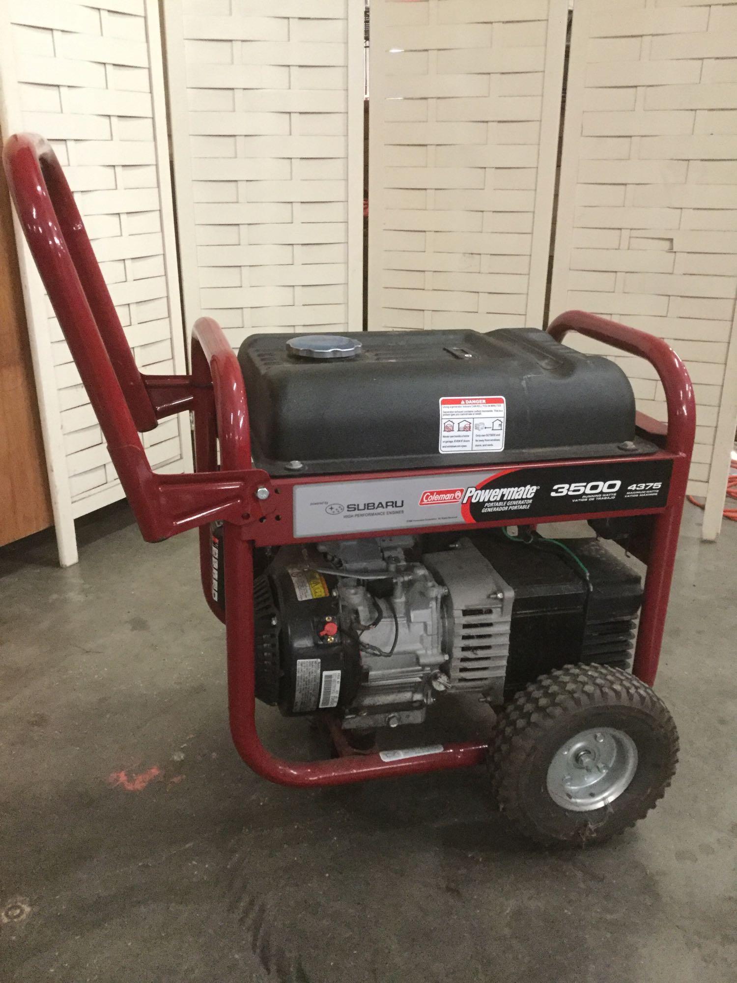 Powermate 3500 Generator With Subaru Engine Shops Online library