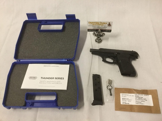 Bersa S.A. Thunder 380 , cal.380 ACP, 7 cart., semi auto pistol, with case, clip and key