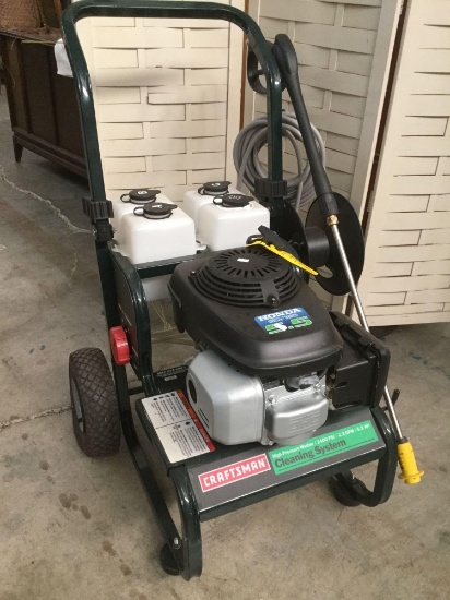 Sears Craftsman High-Pressure Washer cleaning system w/ Honda 5.5HP motor