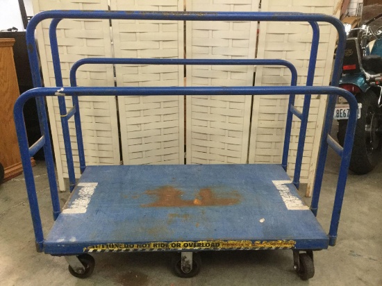 Milwaukee Ikea style steel rolling warehouse cart - perfect for boxes and art