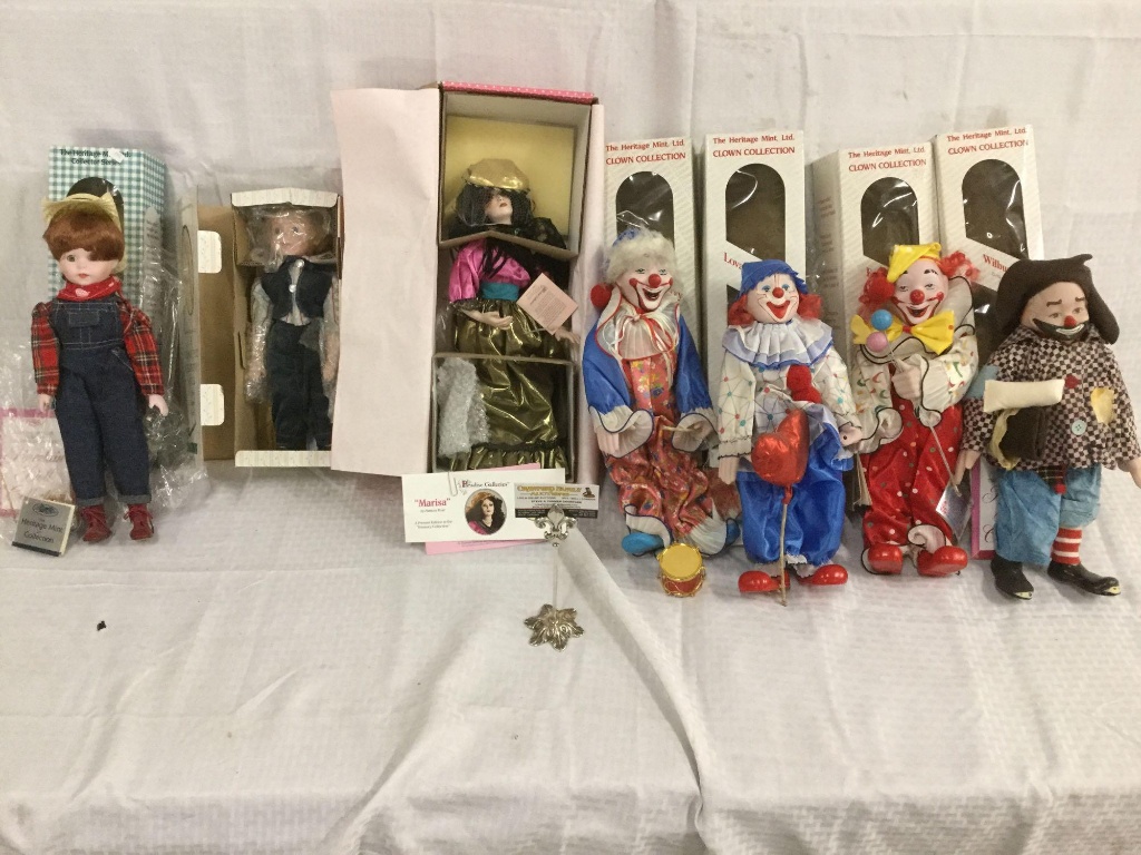 heritage dolls clown