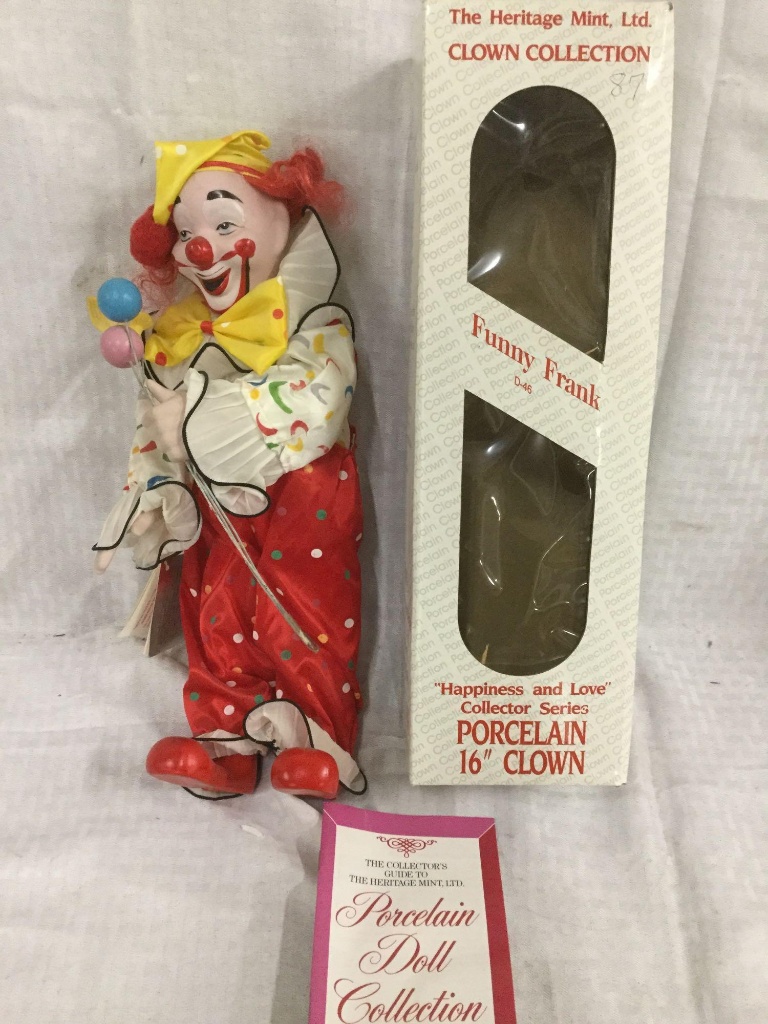 heritage dolls clown