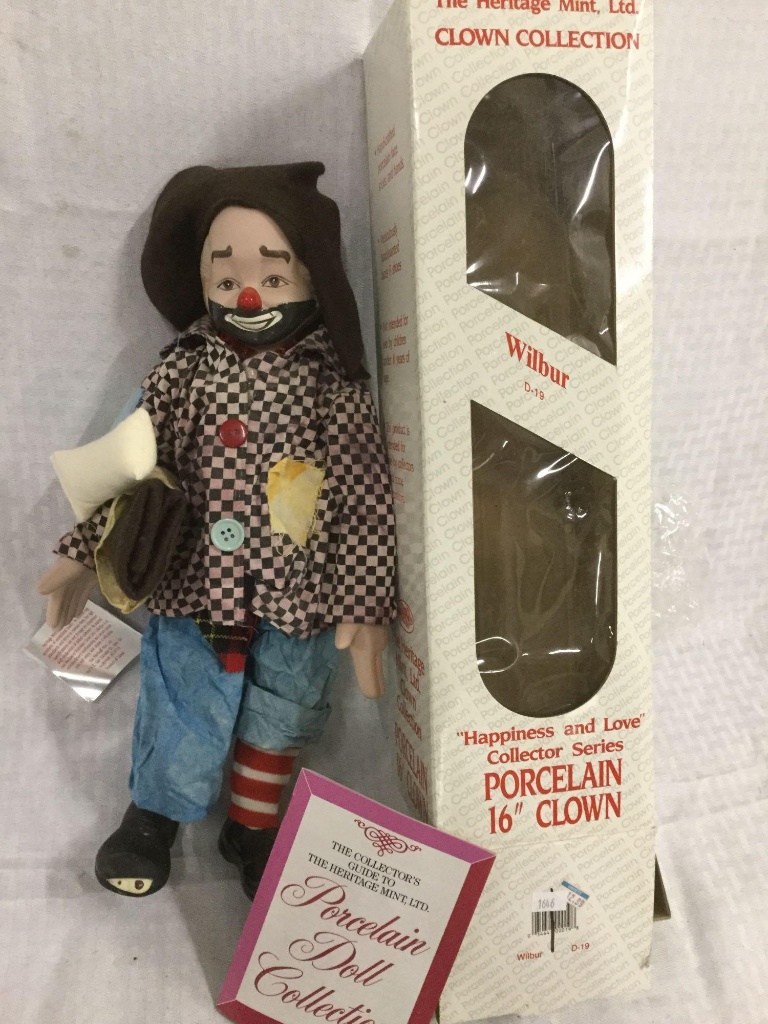 the heritage mint ltd collection clown