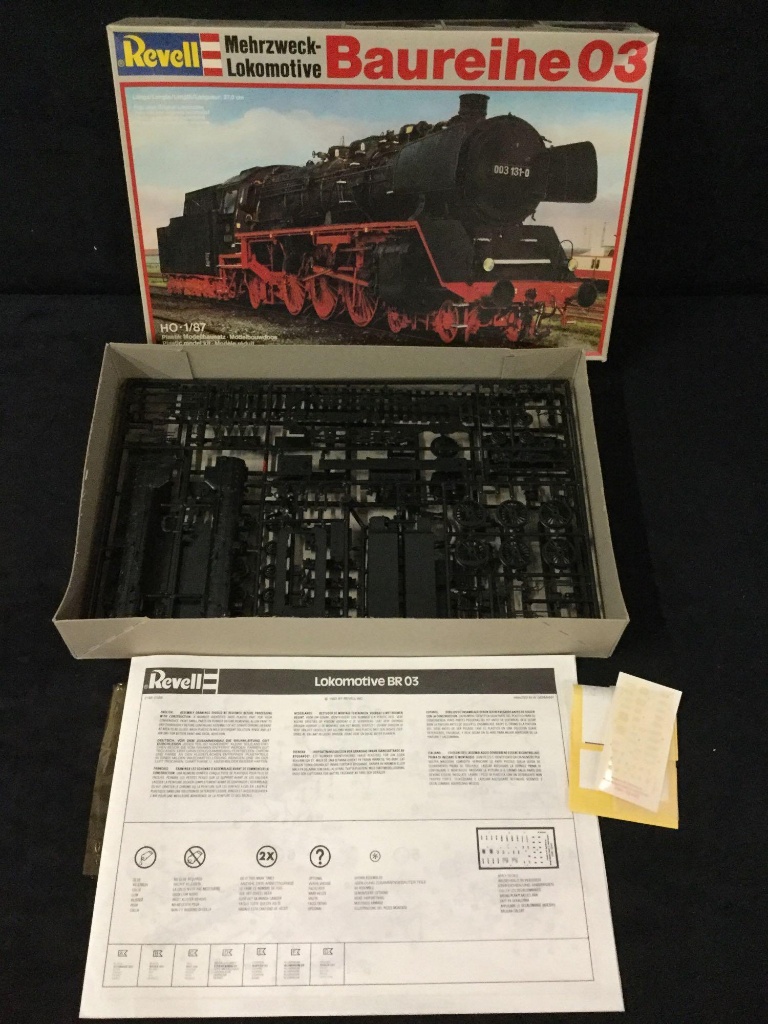 plastic model train