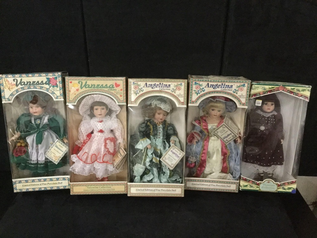 limited edition of fine porcelain dolls