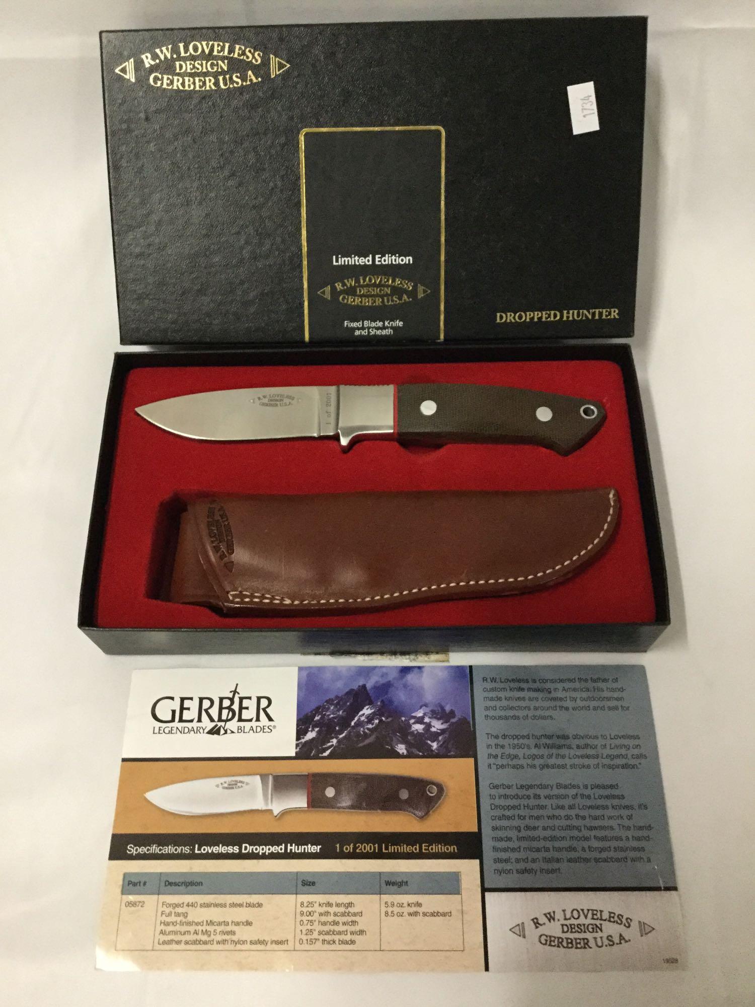 Limited Edition Gerber R. W. Loveless designed | Proxibid