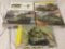5x military plastic model kits 1/35 scale - ARV Club German Half Track, Dragon Mortar Carrier, etc