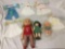 Lot of 3 vintage dolls ; Remco Tumbling Tomboy, Efanbee Girl Scout and 5 outfits in package.