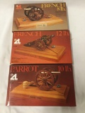 3 Artesania Latina Cannon Models new in the box 1/35 scale - French 8 & 12lbs + Parrot 10 lbs