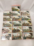 16 Sealed ESCI Infantry unit model kits, 1/72 scale. Includes French and British Infantry + more