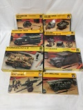 8 Testors/Italeri Model Kits, 1/35 scale. Some boxes have some damage, see pics.