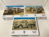 3 Mirror model kits 1/35 scale - US Diamond Wrecker, US Diamond Cab and Cargo Truck + more