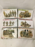 6 Dragon Model Kits, 1/35 scale. Advance to the Rhine 1st Army at Remagen 1945, Winter Panzer Riders