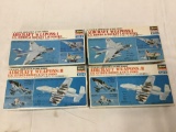 4 Hasegawa 1/72 scale model kits. 2x Aircraft Weapons I US Bombs and Rocket Launchers + more