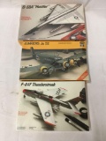 3 Sealed Testors model kits 1/72 scale - Hustler Junkers, Thunderstruck etc see desc