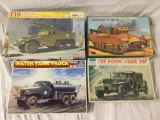 4x military plastic model kits , 1/35 scale ; Dragon T19 Howitzer Motor Carriage + more