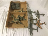 Lot of finished military plastic model kits assembled & painted by Award Winning collector