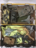 Lot of finished & started military plastic model kits assembled & painted by Award Winning collector