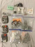 Huge collection of pewter warrior figures, some painted, some in package + more
