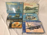 6x 1/72 scale military plastic model kits - Hasegawa, Italeri, Revell, Fujimi, etc see desc