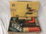 Antique Allstate Electric Train Set in original box. Sears and Roebuck, made in USA.