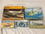 5x military plastic model kits 1/72 scale - Testors Italeri, Zvezda, Heller, Hasegawa etc