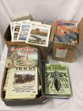Large lot of assorted magazines and books, War and modeling related. Skymodel, IPMS etc