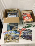 Lot of assorted magazines, finescale modeler, Model railroad, and proceedings. See pics.