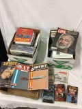 Large lot of assorted books and magazines. Sci-fi, modeling mags, life, etc. see pics.