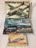 5x 1/72 scale military plastic model kits - Testors Italeri, Revell, Monogram etc see desc