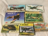 7x military plastic model kits 1/72 scale - Fujimi, Tsukuda, Airfix, Poland, Matchbox etc see desc