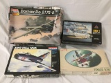 4x military plastic model kits 1/48 scale - Monogram, Accurate Miniatures, etc see desc