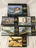 6x military plastic model kits 1/48 scale - Accurate Miniatures - B-25C/D, Grumman F3F-2 and more