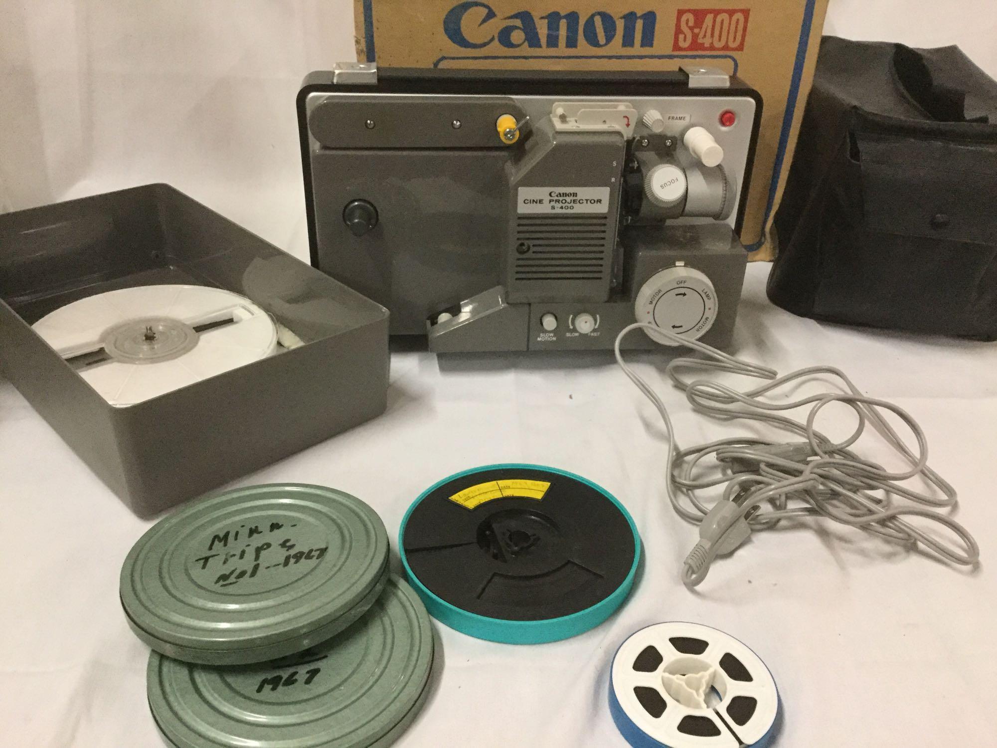 Canon S-400 Cine Projector with Ps-17 28mm & | Proxibid
