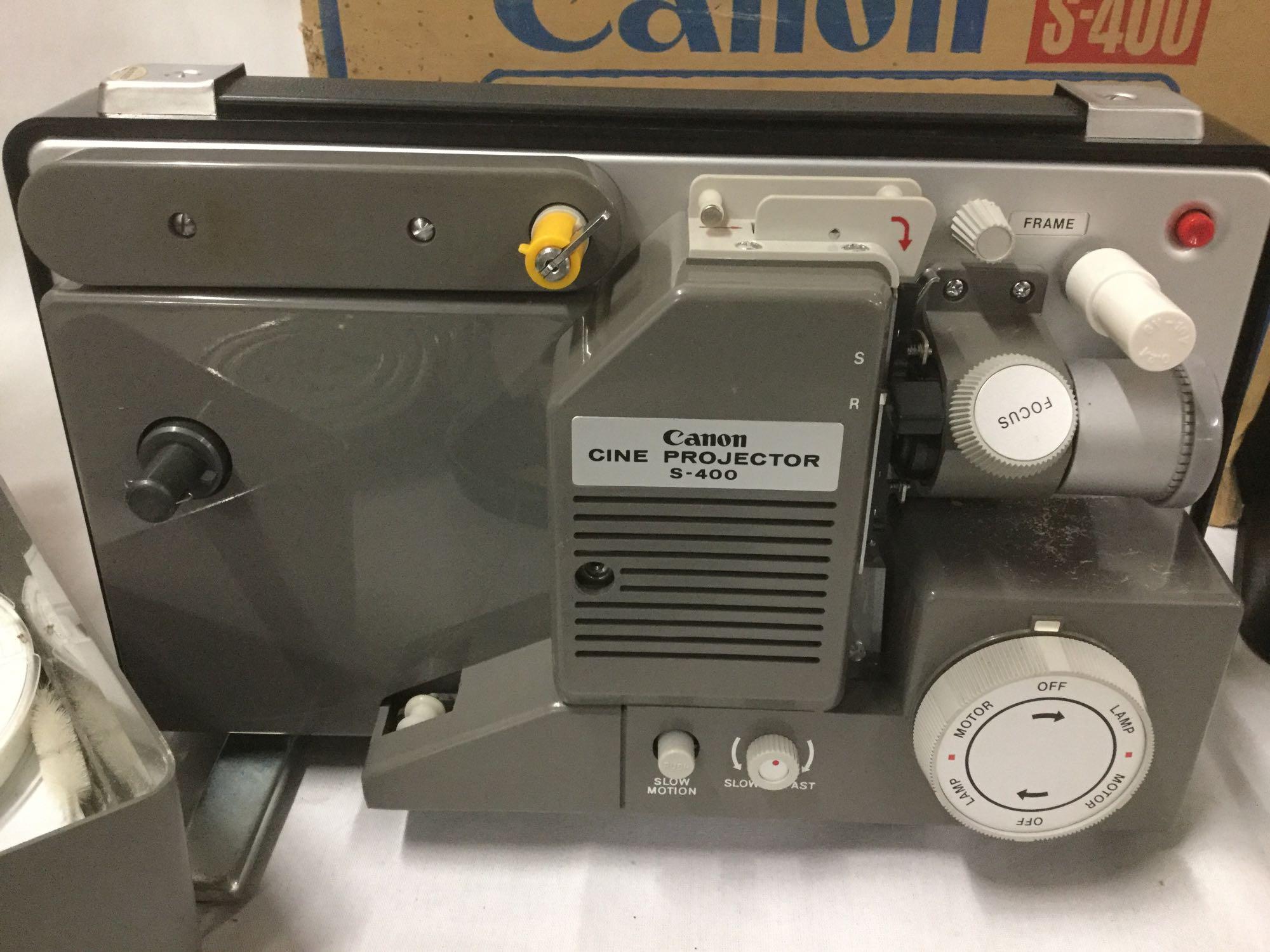 Canon S-400 Cine Projector with Ps-17 28mm & | Proxibid