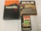 3 vintage games. Avalon Hill PanzerBlitz, Realm, Galoob MVP Football handheld electric game