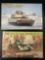 2x SEALED Dragon military plastic model kits, 1/35 scale; M1A2 SEP Tank, Soviet SU-100 Tank