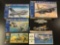 6x military aircraft plastic model kits, 1/48 scale; Revell F-100D Super Sabre, Revell A-26 B