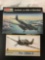 2x military aircraft plastic model kits, 1/48 scale; Revell-Monogram Pro Modeler Junkers Ju 88A-4