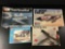 4x military aircraft plastic model kits, 1/48 scale; Revell-Monogram Pro Modeler P-47N Thunderbolt,