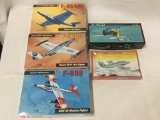 5 model kits, 1/72 scale. HobbyCraft F-89A/B, HobbyCraft F-89C, HobbyCraft F-89D, Fujimi F-4C/D,